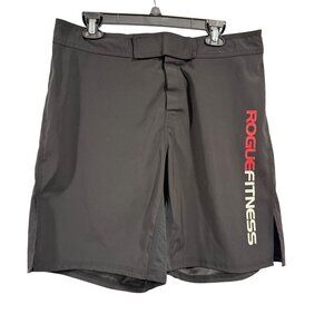 Rogue Fitness Training Black Shorts Men's Size 36 MMA Workout Gym